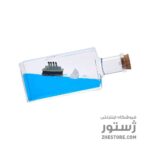بطری شیشه‌ای با کشتی تایتانیک و کوه یخ